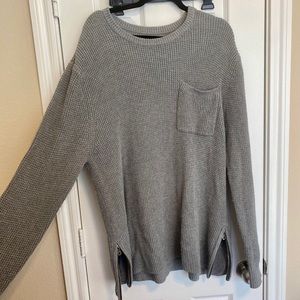 Cable Knit Sweater with side zippers